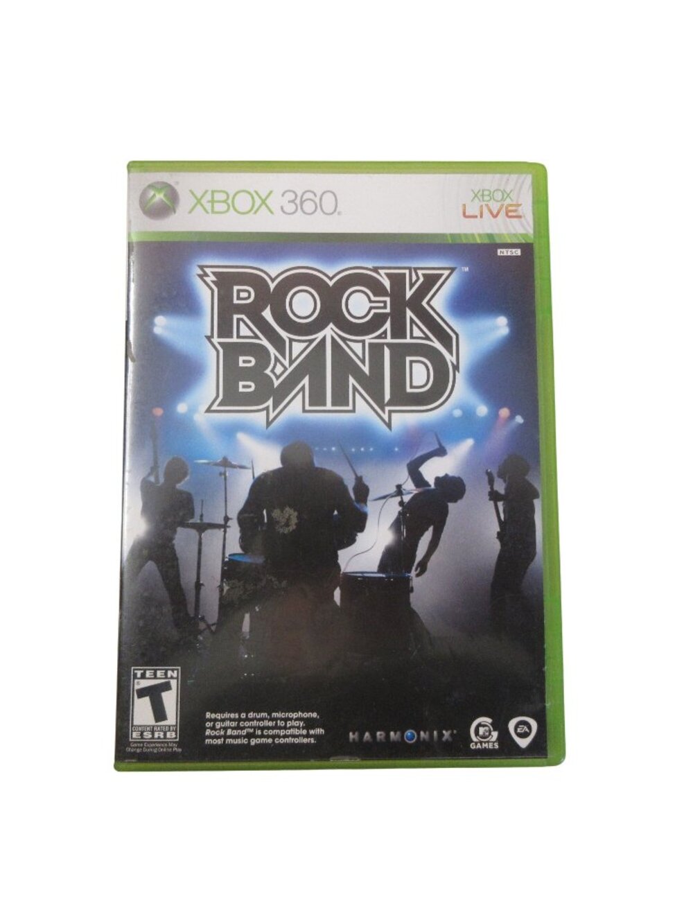 Rock Band (Microsoft Xbox 360, 2007) Complete In Box With Manual